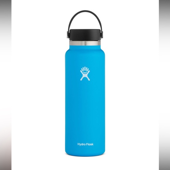 Hydro Flask Other - Hydro Flask Wide Mouth Insulated Water Bottle - Flex Cap - Pacific Blue